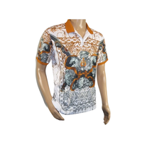 Men Sports Polo Shirt MIZUMI Black Edition Soft Micro Poly Fashion 56575-A Multi image 9
