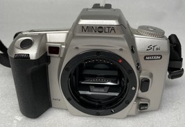 Minolta Maxxum STsi 35mm SLR Film Camera Body Only No Battery Cover - £6.06 GBP