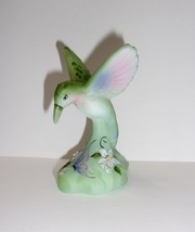 Fenton Glass Jadeite Jade Green Butterfly Beauty Hummingbird Ltd E #26/45 Kibbe - £172.30 GBP