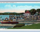 Small Boat Landing Wolfeboro New Hampshire NH UNP WB Postcard K14 - $6.88