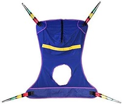 Proactive Medical Full Body Mesh Patient Lift Sling With Commode Opening, Medium - £63.14 GBP