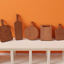 Dollhouse Miniature Wooden Cutting Board 1/12 Scale Realistic 5 Styles t... - $56.79 MXN