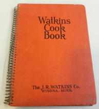 J.R. Watkins (Winona, Minnesota) Vtg/Antique 1936 Spiral Bound Cook Recipe Book - £13.29 GBP