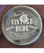 &quot;Vintage Dude&quot; 6 7/8&quot; Premium Paper Plates - 8 Disposable Plates in Seal... - £3.92 GBP
