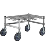 Mobile Dunnage Rack with Chrome Plated Frame, 18W X 24L X 14H Inches, 60... - $317.55 CAD
