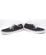 VANS OFF THE WALL BLACK &amp; GRAY CHECKERBOARD SKATE SHOES SNEAKERS YOUTH 5... - $28.98