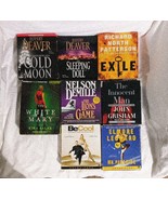 Lot of 8 Mystery Audiobooks CDs Deaver Grisham Demille Patterson Leonard... - $401.37 MXN