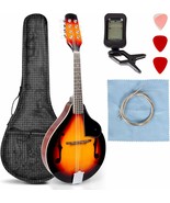 A Style Mandolin Instrument, 8 String Acoustic Mandolin, Useful For Maho... - $129.98