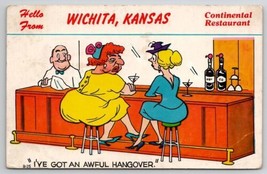 Awful Hangover At Continental Restaurant Wichita KS Ladies At Bar Postcard M29 - £5.45 GBP