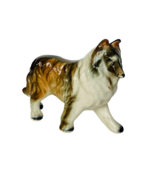 Collie figurine puppy dog Lassie sculpture vtg porcelain gift decor anti... - £29.72 GBP