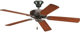 Progress Lighting P2501-20 52-Inch Fan With 5 Blades And 3-Speed, Antique Bronze - £87.12 GBP