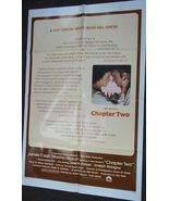 Neil Simon&#39;s CHAPTER TWO vintage one-sheet movie poster (1979) Valerie H... - $14.84