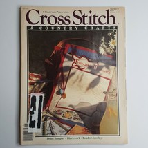  Cross Stitch &amp; Country Crafts Magazine May June 1991 Twins Sampler Key Chain  - £3.93 GBP
