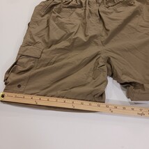 REI Men's Brown Nylon Belted Cargo Shorts Size Large (30×8) image 7