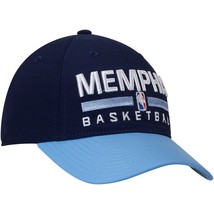adidas Men&#39;s Memphis Grizzlies 2-Tone Practice Adjustable Cap, Navy Blue... - $19.79