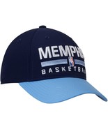 adidas Men&#39;s Memphis Grizzlies 2-Tone Practice Adjustable Cap, Navy Blue... - $19.79