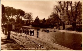 Vintage RPPC- Boating Station, Hythe Canal, Kent ENGLAND-ROMNEY Series BK34 - £2.71 GBP