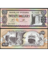 Guyana 20 Dollars. ND (2009) UNC. Banknote Cat# P.30f - £0.76 GBP