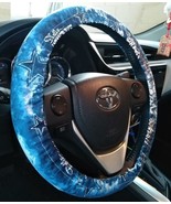 NFL Steering Wheel Cover Dallas Cowboys Print Cotton Fabric Car Accessory  - $18.96
