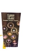 CANON FD Lenses Complete Compact Creative Booklet - $10.94 CAD