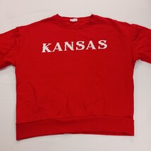Reflex RN#157678 KANSAS Men's Red Cotton Blend Pullover Sweatshirt Size Large image 13