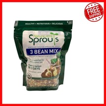 Fast Sprouting 3 Bean Seed Mix - Non-GMO Organic Lentil, Pea, Adzuki - 1... - $594.57 MXN