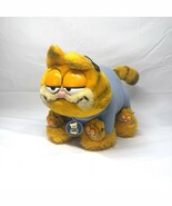 1978 1981 Dakin Garfield With Slippers And Pajamas Plush Dakin Tag - $1,128.81 MXN