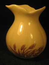 [Y1] 5 1/2&quot; Vintage Porcelain PITCHER Wheat &amp; Flowers INTERPUR Japan - £47.38 GBP