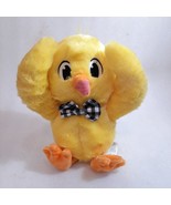Gemmy Chick Easter plush Peek-a-boo Animated Yellow duck chicken bow tie... - $350.43 MXN