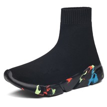 35-47 Socks Shoes For Women Sneakers Summer Ladies Slip On Black Flats Woman Bar - £30.67 GBP