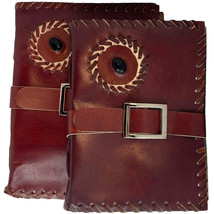 100% Leather Journal Embossed with Onyx Stone - $34.64