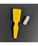 Barbie Yellow Hair Brush 60s and Hair Curler - $47.72 CAD