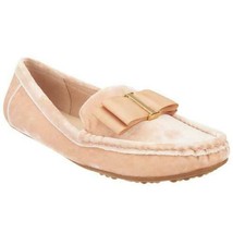 Isaac Mizrahi Live Allena Women Slip On Loafers Size US 7.5W Taupe Fabric - £13.13 GBP