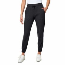 Mondetta Womens Ribbed Lounge Jogger Pants,Size Medium,Black - £31.01 GBP