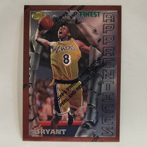 1996-97 Topps Finest Kobe Bryant Apprentices Rookie Card RC #74 - £320.51 GBP