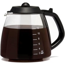 Medelco 12 Cup Millennium Style Carafe, Black GL312 - $26.00