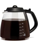 Medelco 12 Cup Millennium Style Carafe, Black GL312 - $26.00