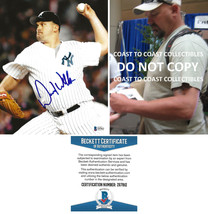David Wells signed New York Yankees baseball 8x10 photo Beckett COA autographed, - £77.84 GBP