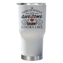 Awesome Granny Looks Like Tumbler 30oz Funny Cute Mom Tumblers Christmas Gift - £24.07 GBP