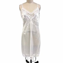 VTG RETRO Sliperfection White Full Slip - Size 38 - 100% Nylon - 1960s - $34.75