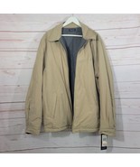 Nautica Men&#39;s Reversible Dean II  Collared Khaki &amp; Gray Jacket Size XXL NWT - $81.22 CAD