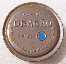 DRAGÃO PORTO ✱ Vintage Rare Grease Tin Can Shoe Polish Portugal 50´s EMPTY - £11.98 GBP