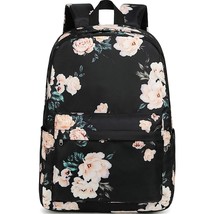 School Backpack For Teen Girls Bookbags Elementary High School Floral Laptop Bag - £34.79 GBP