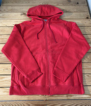 team 365 men’s full zip hoodie jacket size XL red T6 - £13.49 GBP