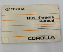 1998 Toyota Corolla Owners Manual Handbook OEM A01B34038 - $17.09