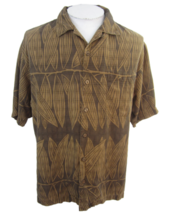 Tommy Bahama Men Hawaiian camp shirt L pit to pit 24 aloha luau tropical silk - £27.45 GBP