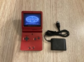 Game Boy Advance SP Red + Charger + Monster Trucks TESTED NO MUSIC - £67.20 GBP