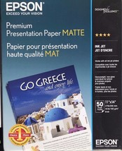 - - Premium Matte Presentation Paper, 45 Lbs., 11 X 14, 50 Sheets - $82.99