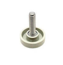 1/4&quot;-20 Knurled Thumb Screw Bolts Stainless Steel Gray Clamping Knob 4 Pack - £9.08 GBP+