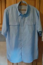 THE AMERICAN OUTDOORSMAN Button Pocket Short Sleeve Fishing Shirt XL (US1) - $14.84